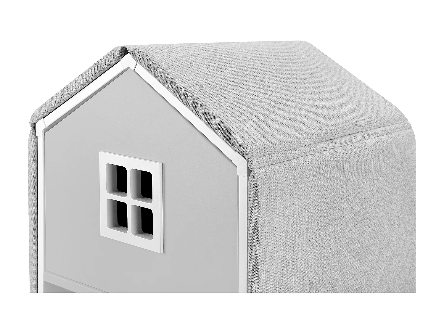 Bezug für Bücherregal - Grau - MIRUM