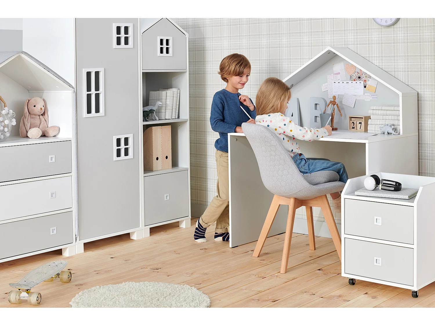 Kinderbücherregal - Weiß - MIRUM