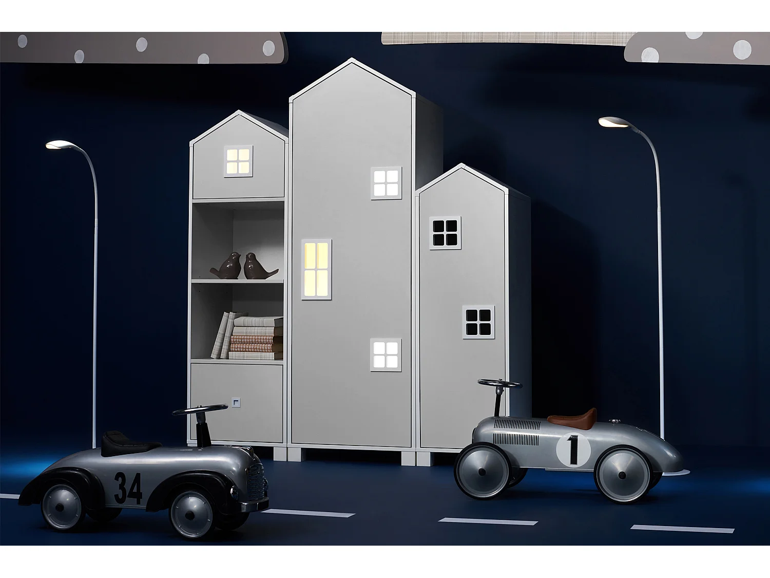 Kinderbücherregal - Weiß - MIRUM