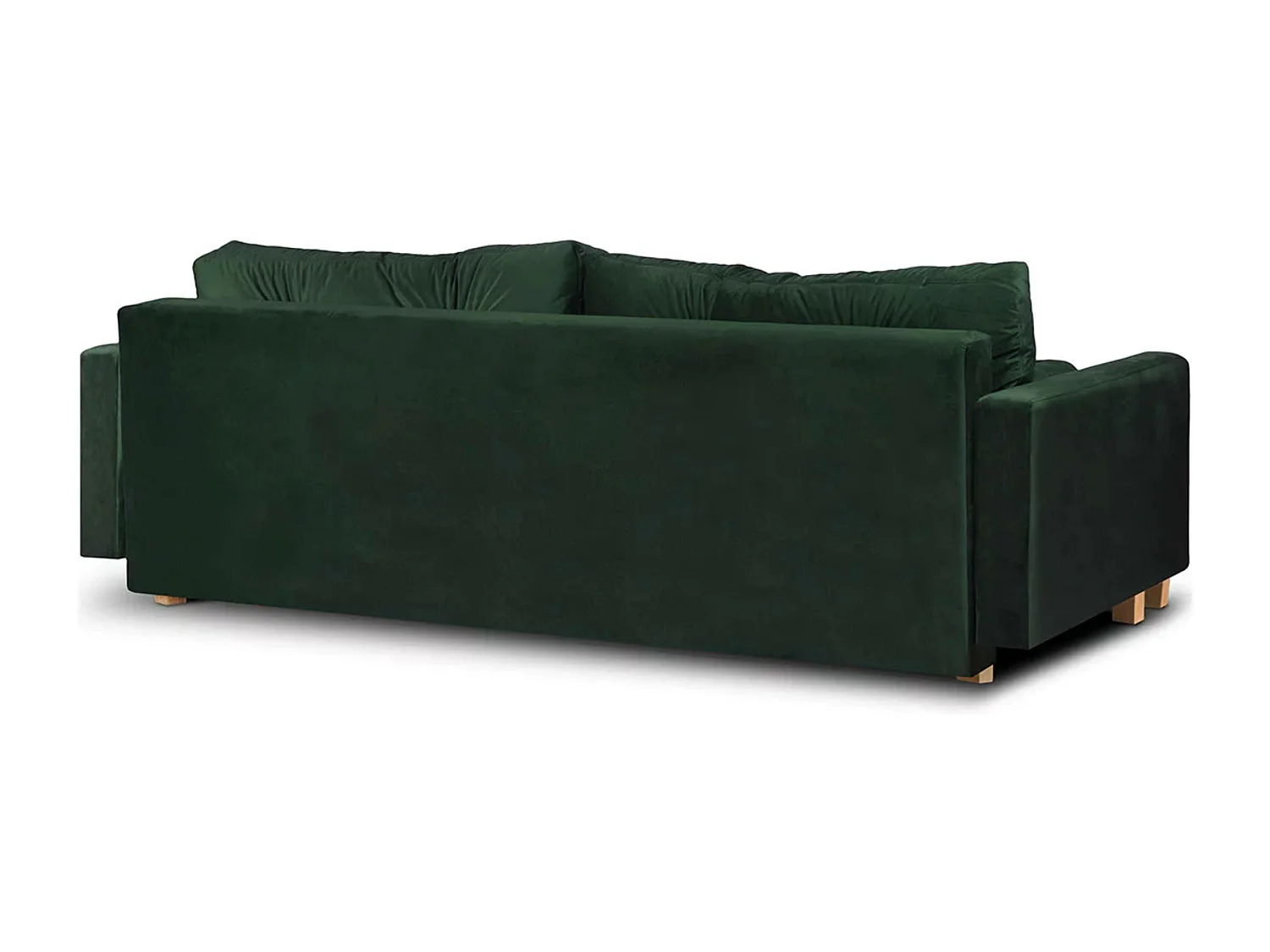 Schlafsofa ERISO - 3-Sitzer - Dunkelgrün