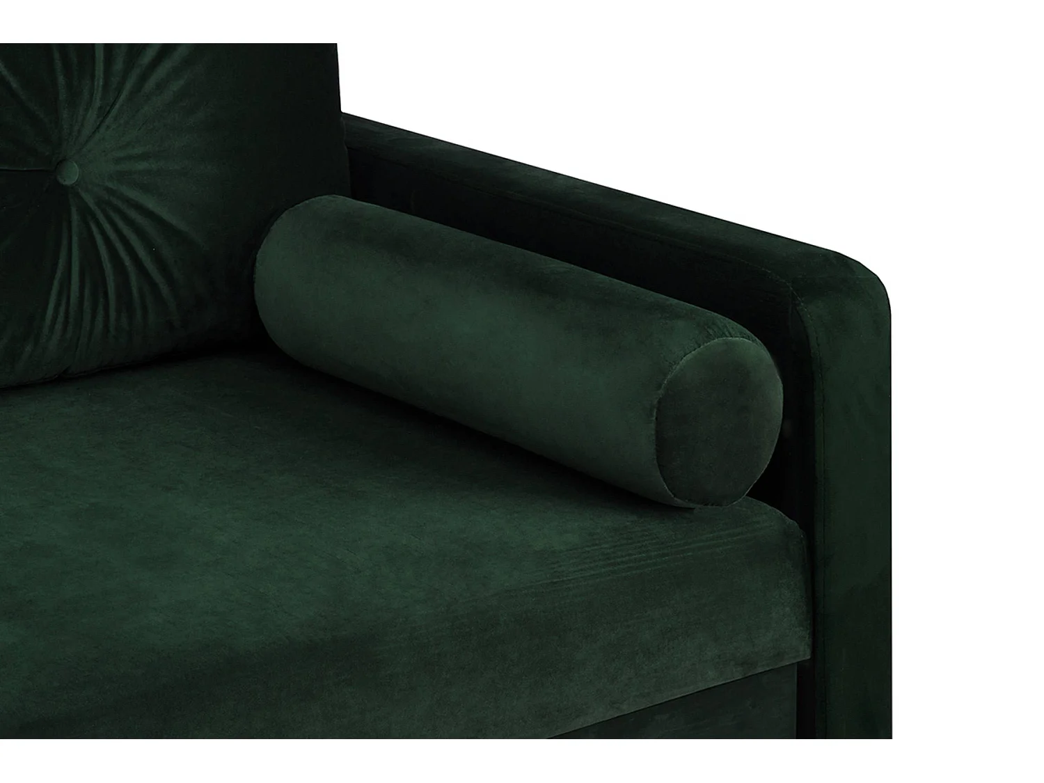 Schlafsofa ERISO - 3-Sitzer - Dunkelgrün