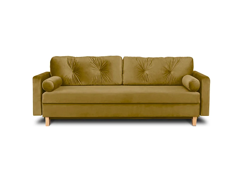 Schlafsofa ERISO - 3-Sitzer - Gelb