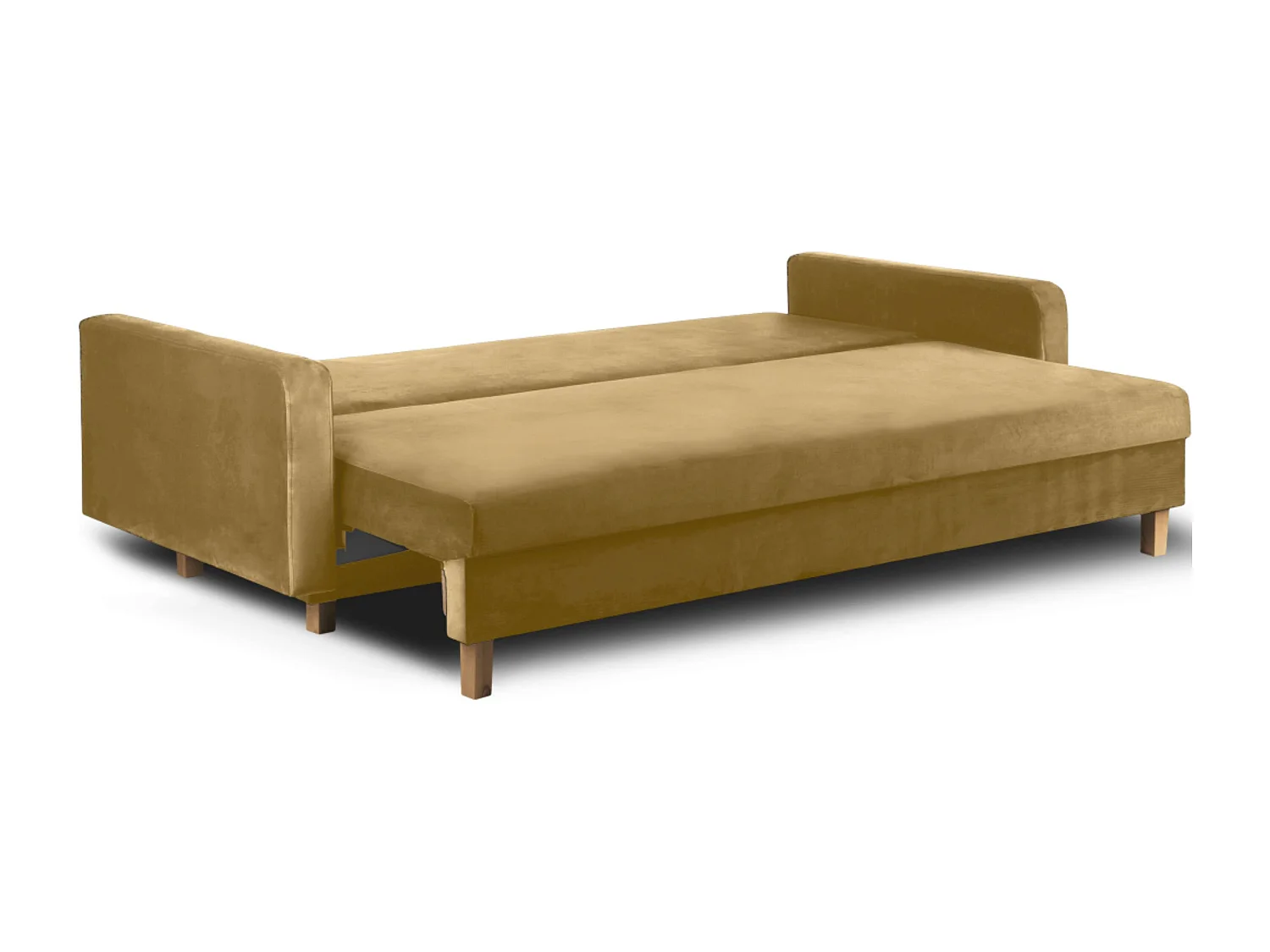 Schlafsofa ERISO - 3-Sitzer - Gelb