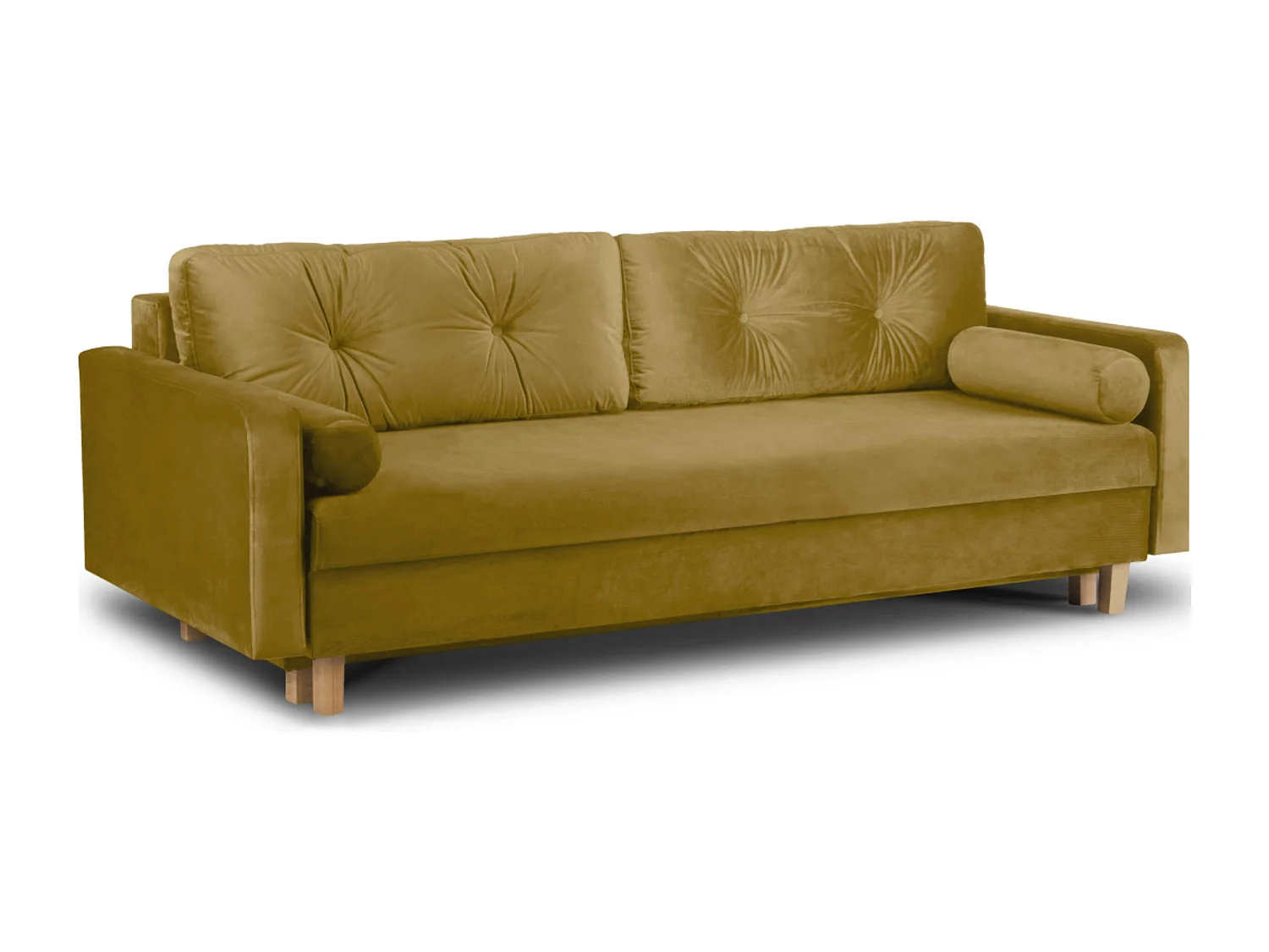 Schlafsofa ERISO - 3-Sitzer - Gelb
