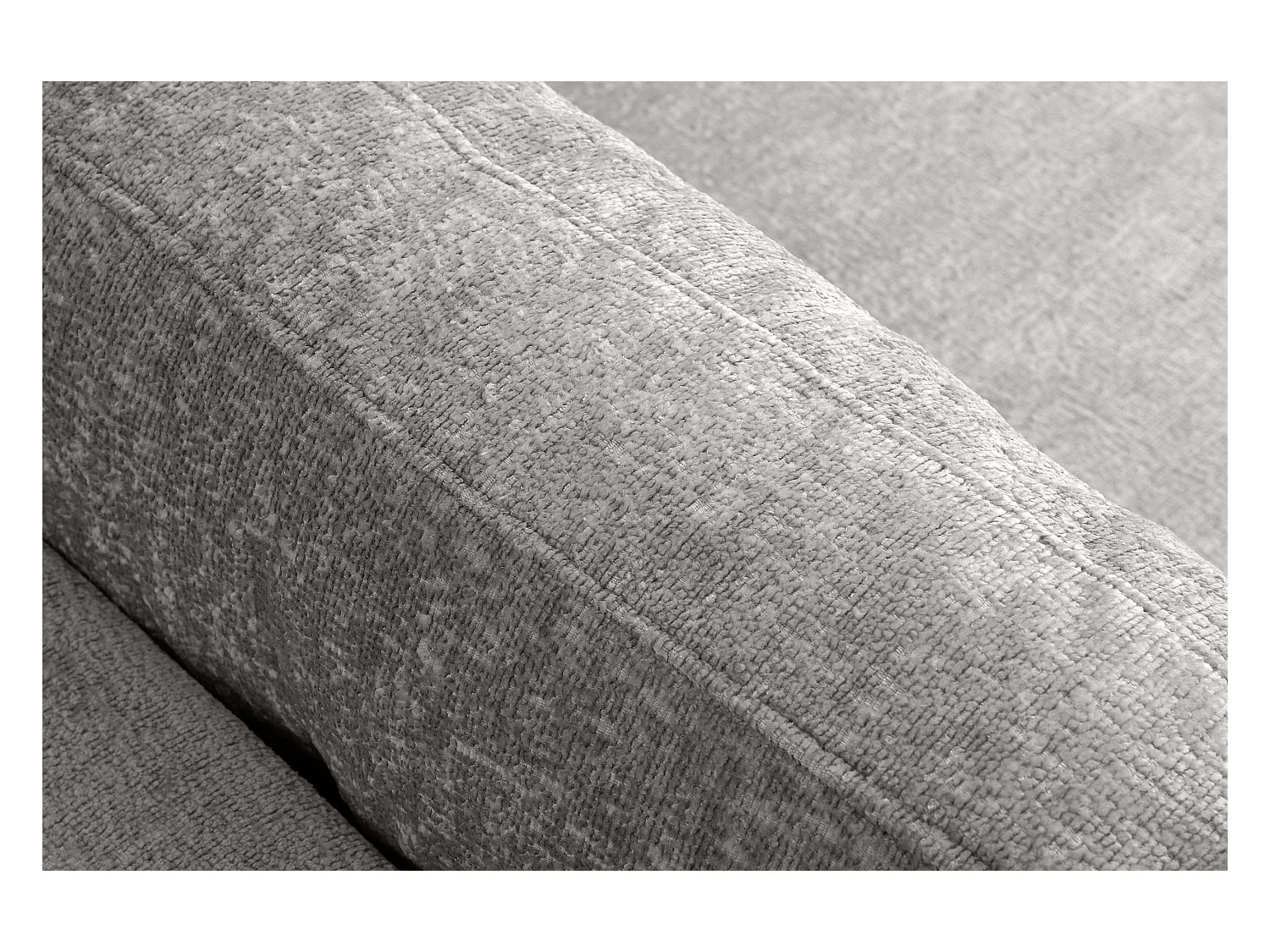 Canapé convertible ERISO - 3 places - Argent