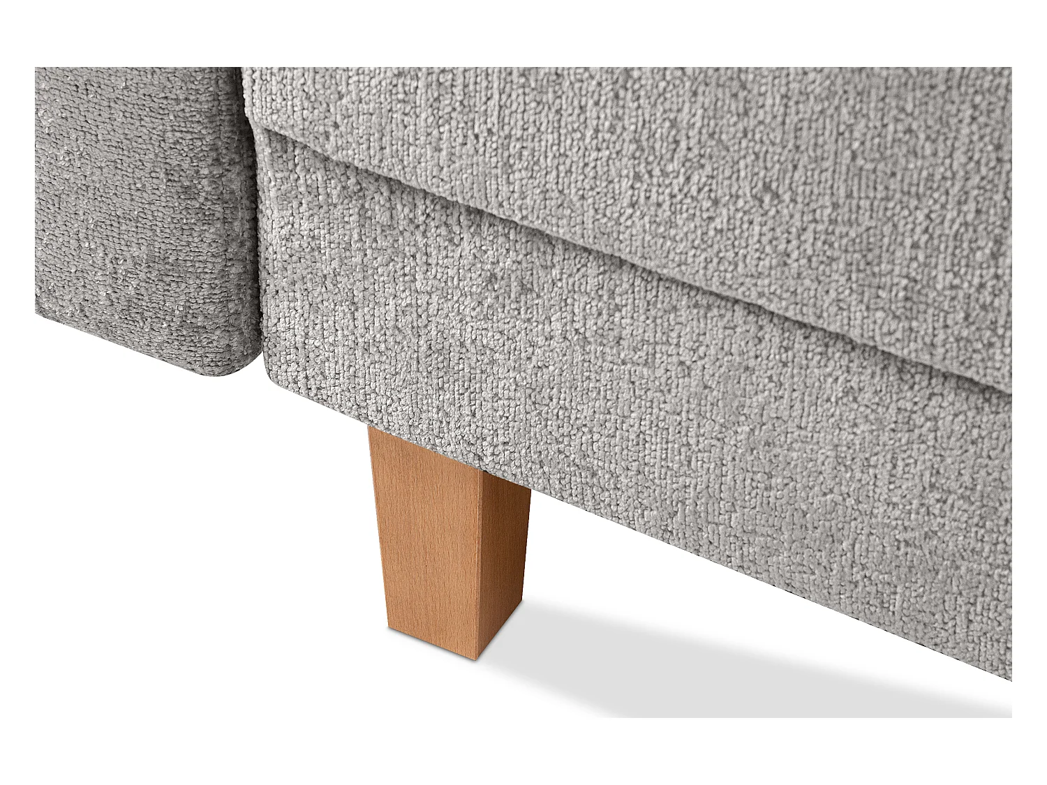 Canapé convertible ERISO - 3 places - Argent