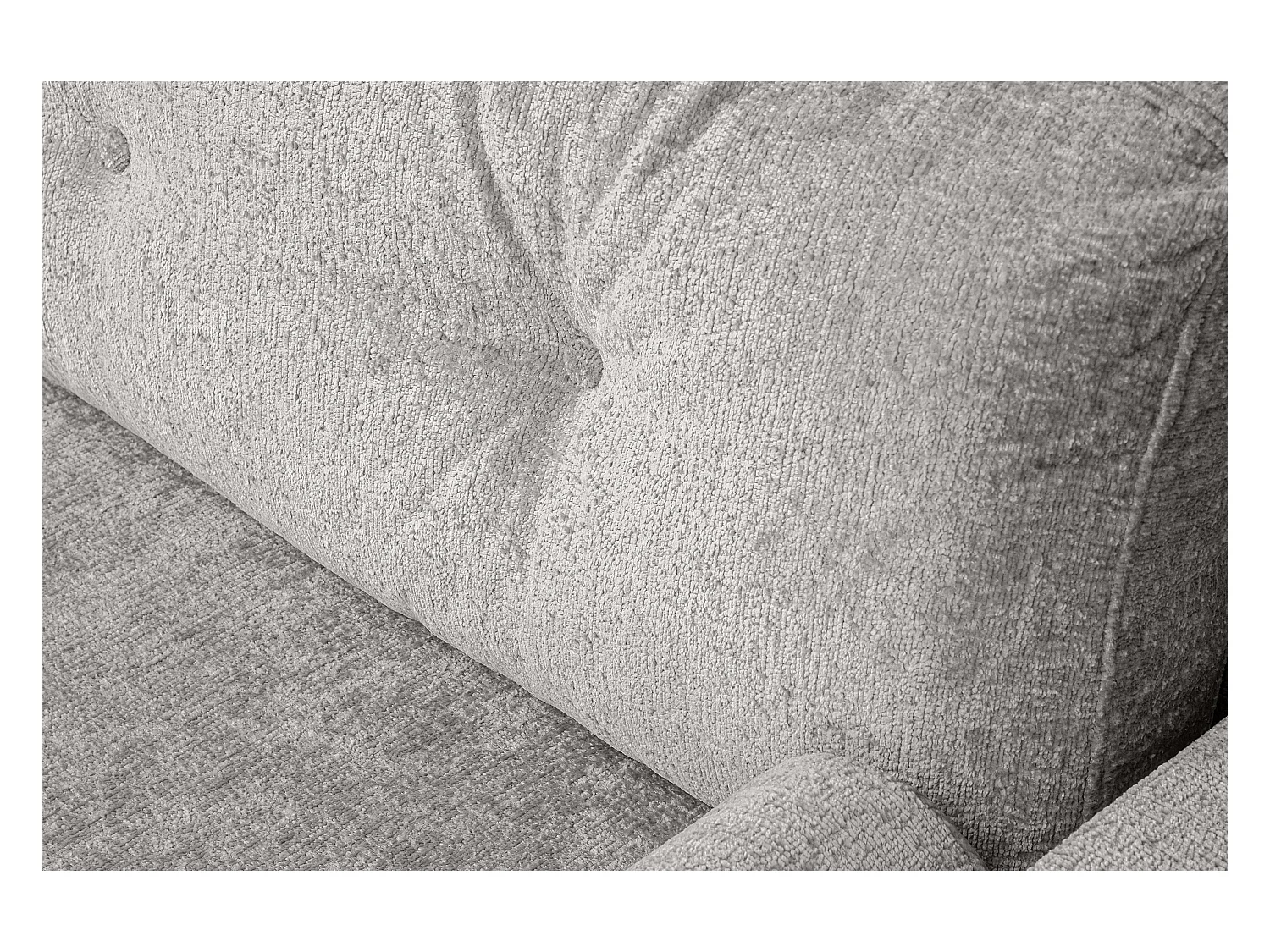 Canapé convertible ERISO - 3 places - Argent