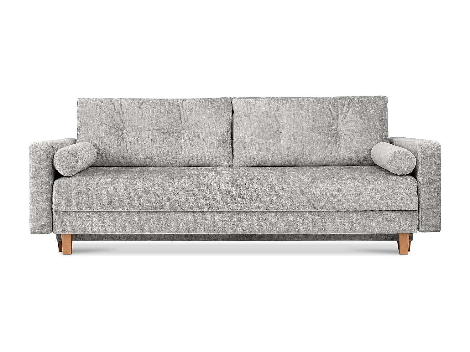 Schlafsofa ERISO - 3-Sitzer - Silber
