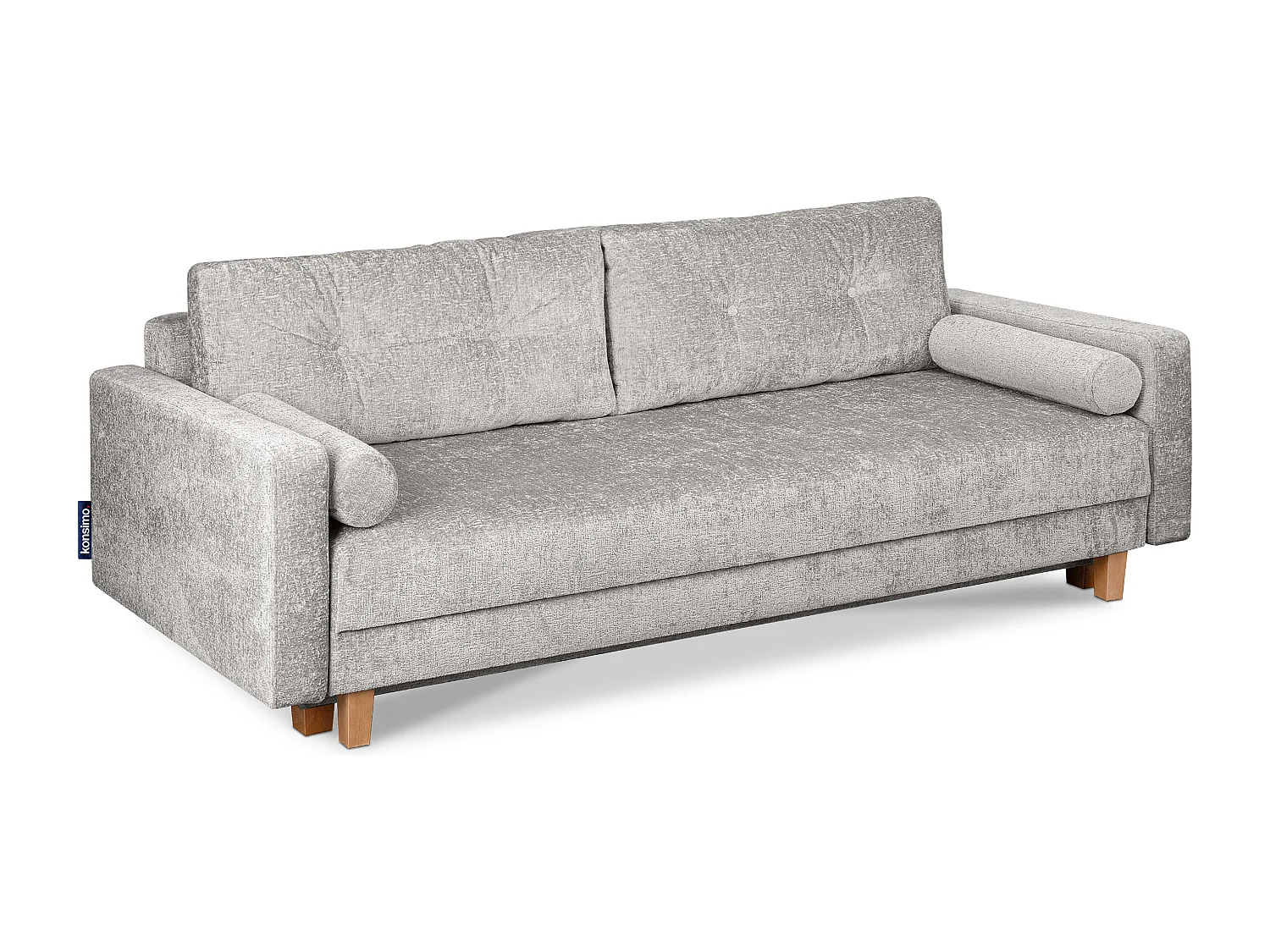 Schlafsofa ERISO - 3-Sitzer - Silber
