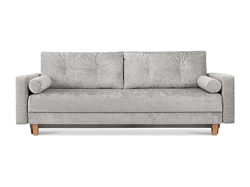Schlafsofa ERISO - 3-Sitzer - Silber
