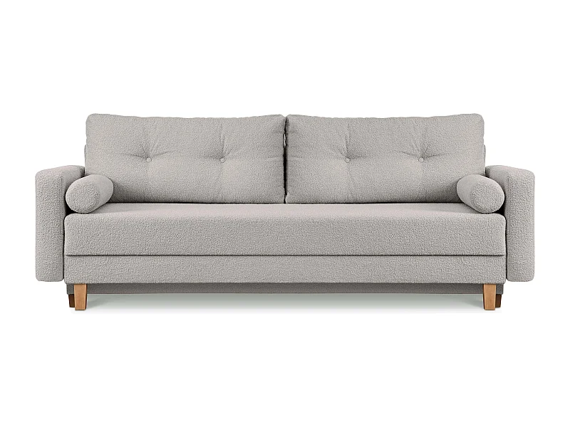 Schlafsofa ERISO - 3-Sitzer - Steingrau