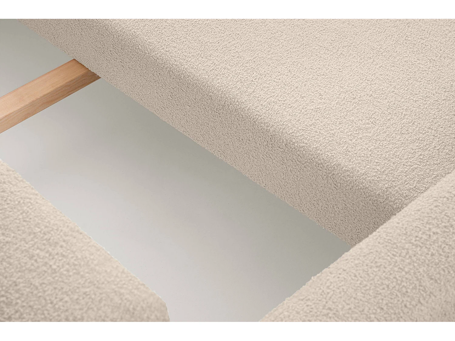 Schlafsofa ERISO - 3-Sitzer - Cremeweiß