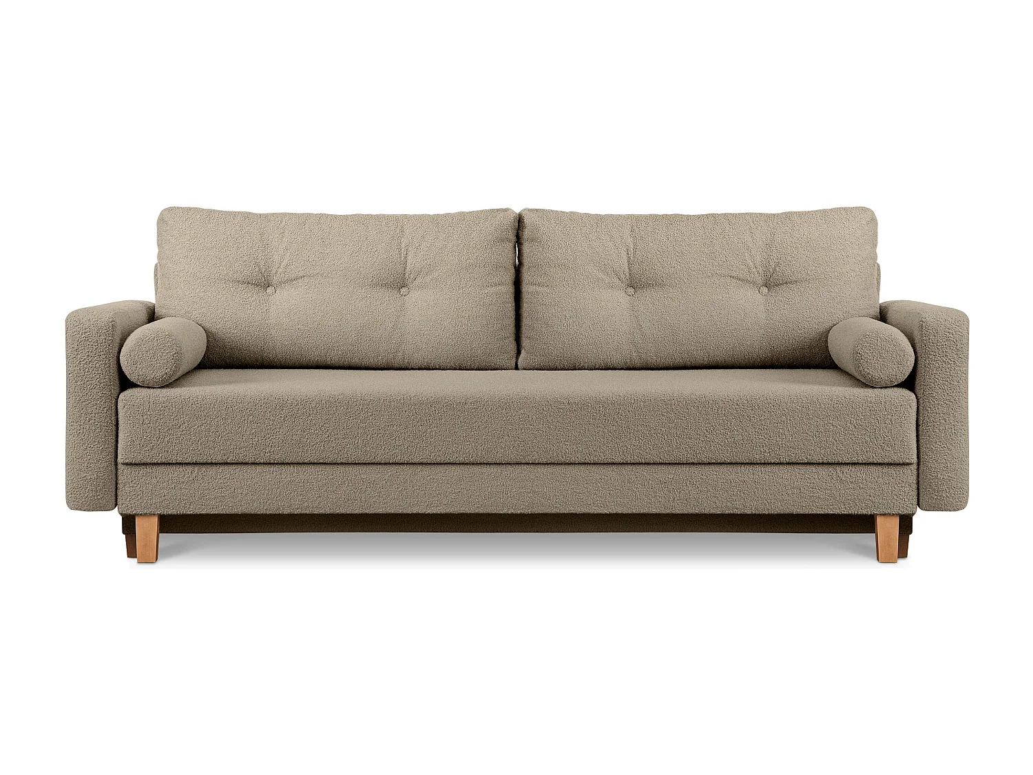 Schlafsofa ERISO - 3-Sitzer - Braun