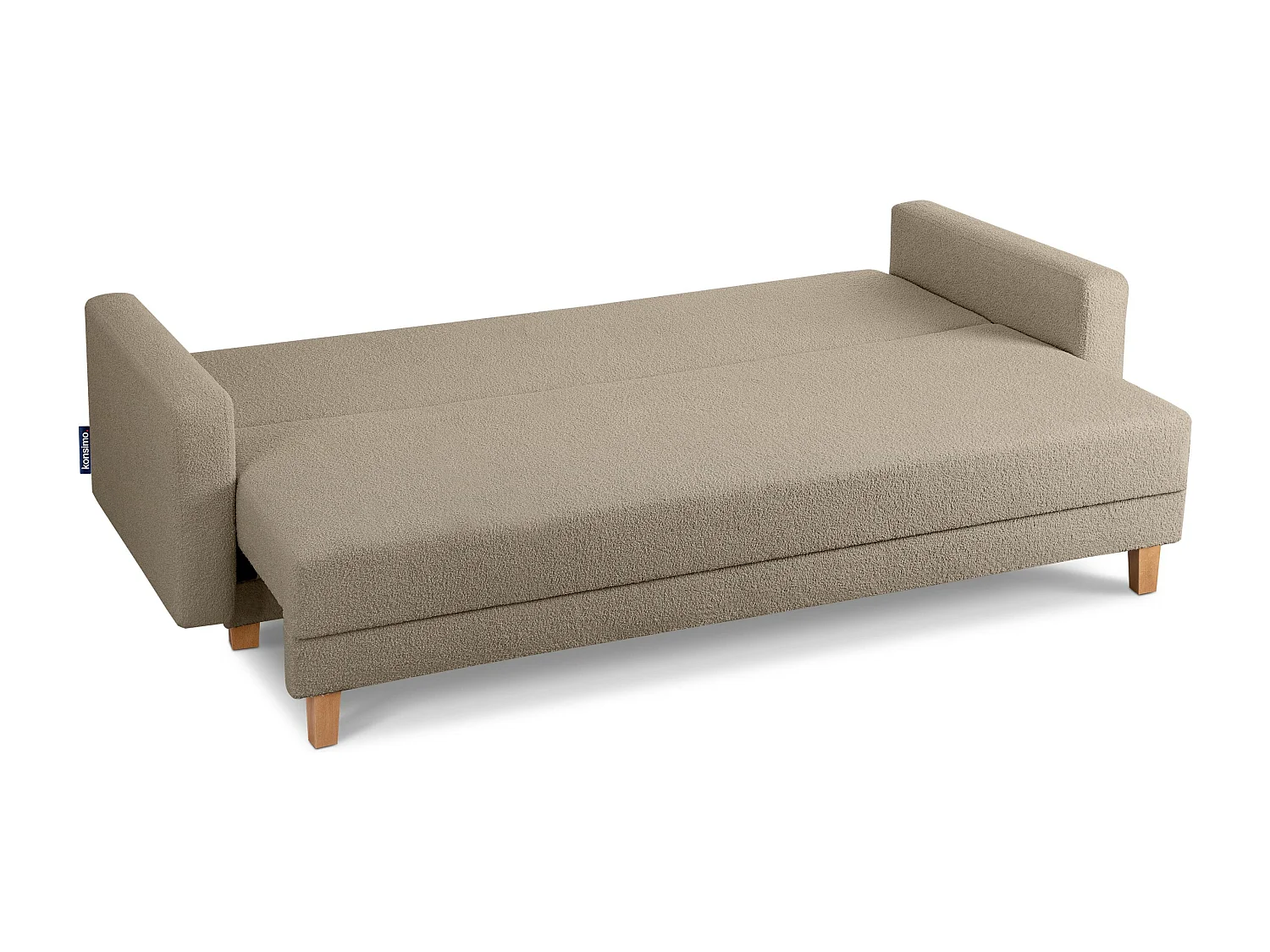 Schlafsofa ERISO - 3-Sitzer - Braun