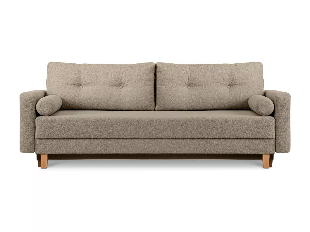 Kauf Unique Schlafsofa 3-Personen mit ausziehbare Liegfläche 196x150 cm - Braun - ERISO