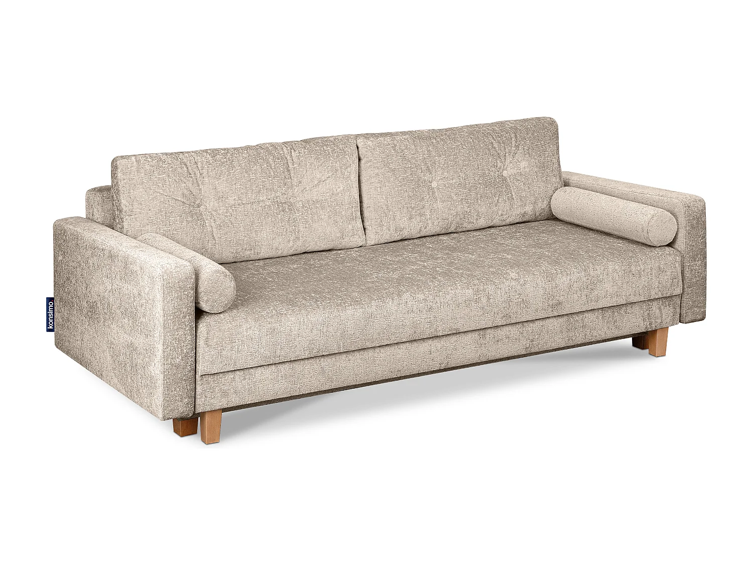 Schlafsofa ERISO - 3-Sitzer - Beige lackiert