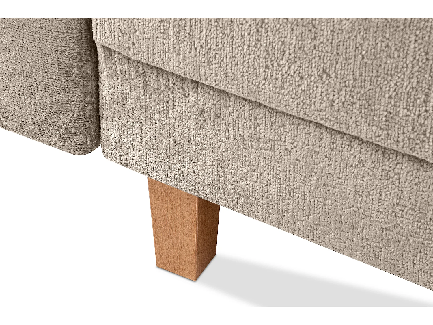 Schlafsofa ERISO - 3-Sitzer - Beige lackiert