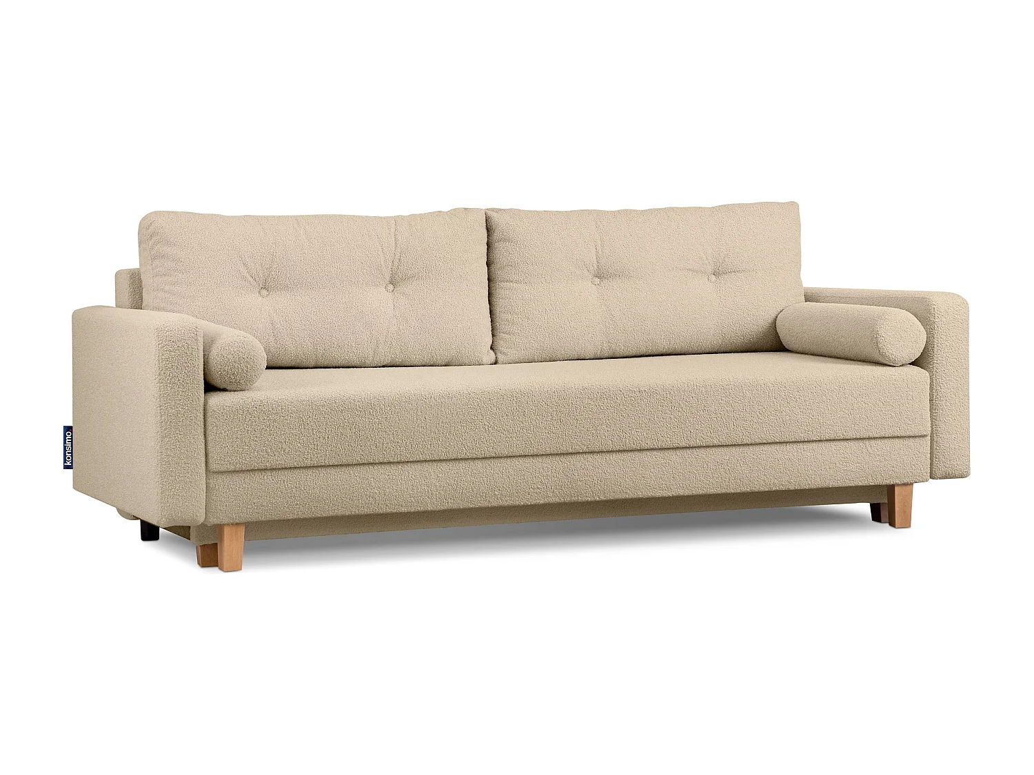 Schlafsofa ERISO - 3-Sitzer - Ecru