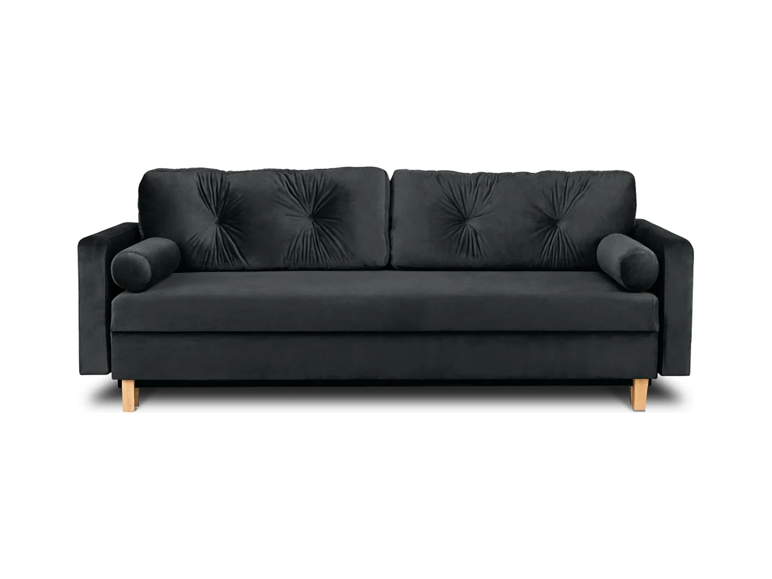 Canapé convertible ERISO - 3 places - Graphite