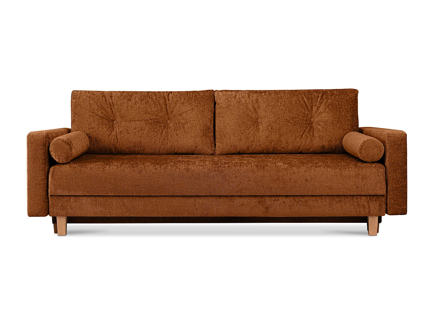 Schlafsofa ERISO - 3-Sitzer - Rot
