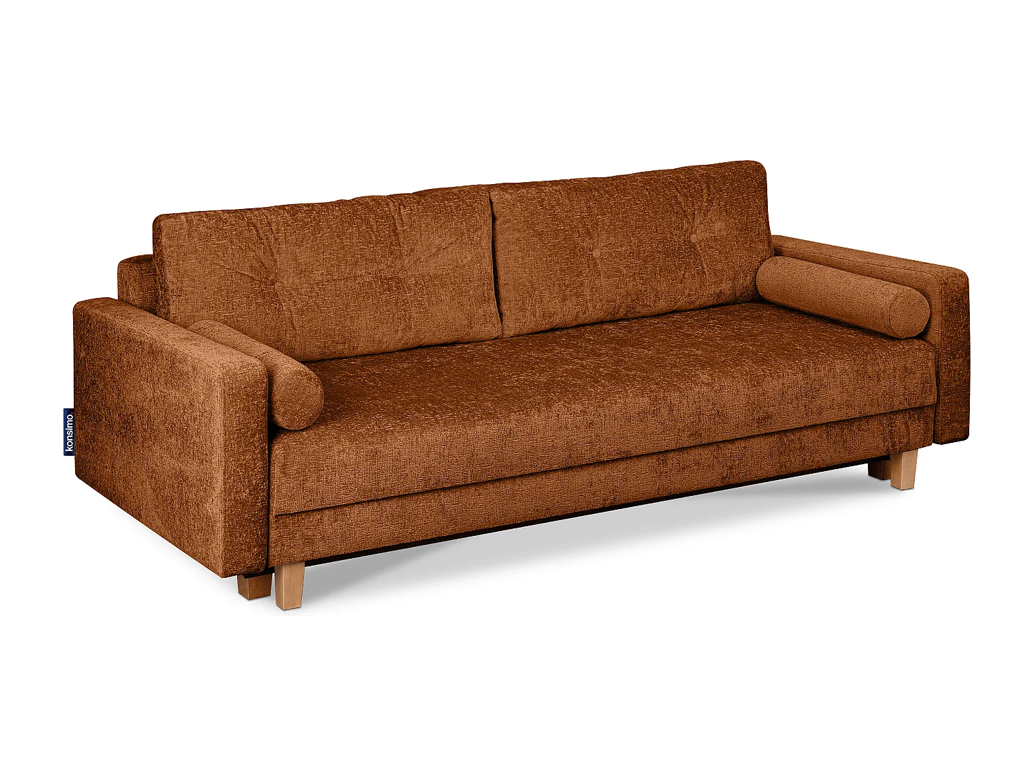Schlafsofa ERISO - 3-Sitzer - Rot