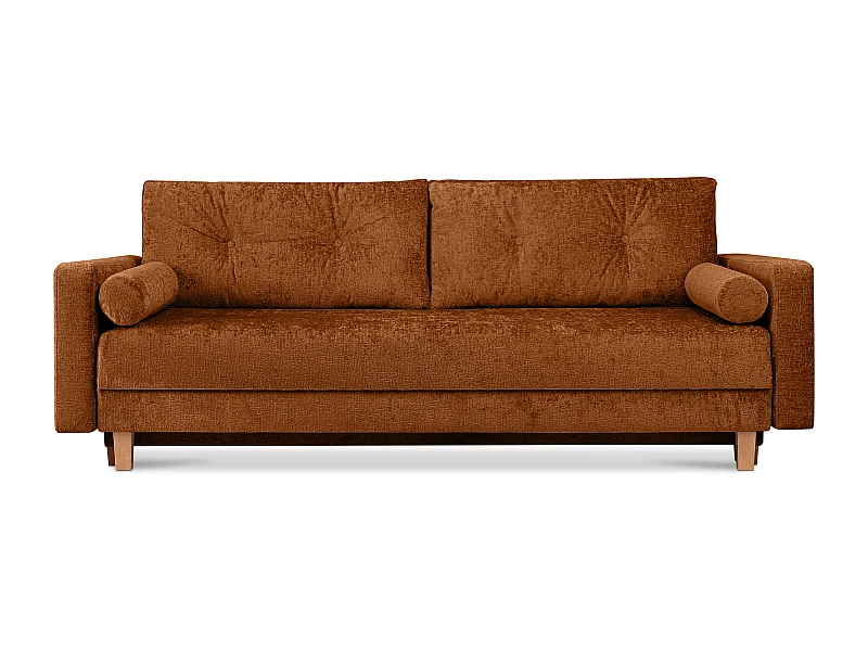 Schlafsofa ERISO - 3-Sitzer - Rot