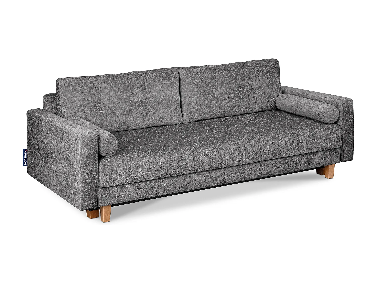 Schlafsofa ERISO - 3-Sitzer - Silbergrau