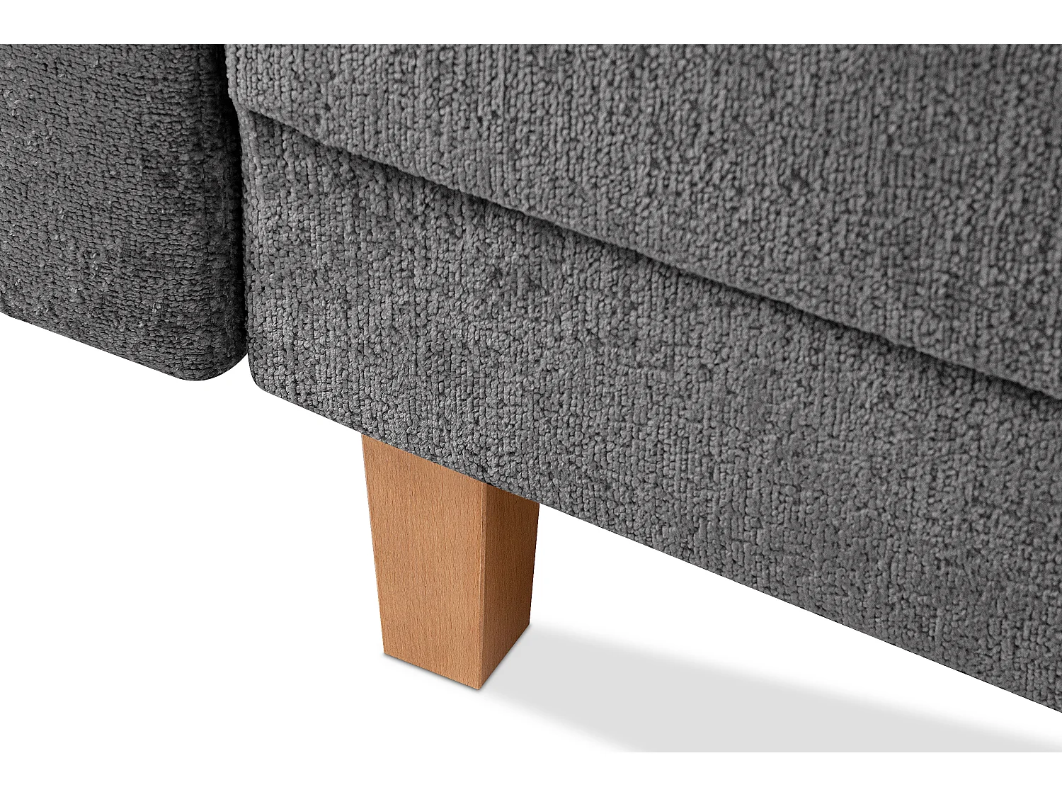 Schlafsofa ERISO - 3-Sitzer - Silbergrau