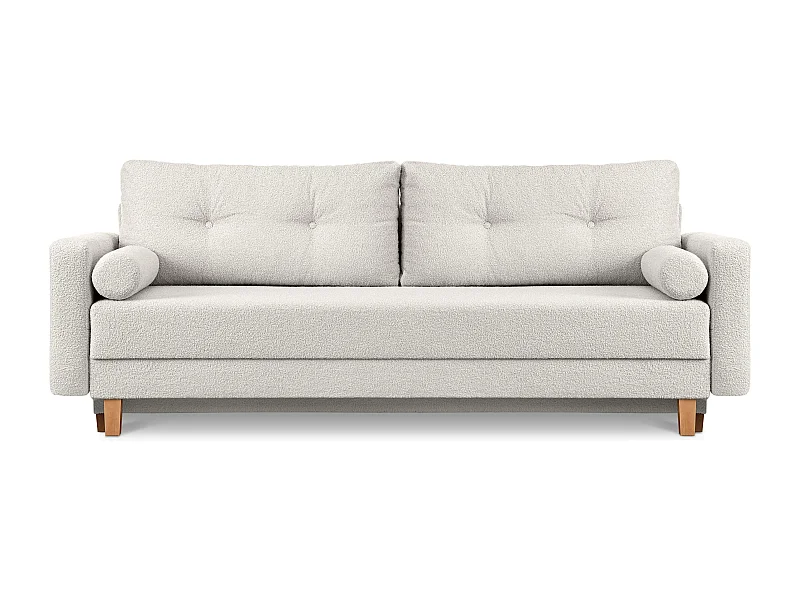 Schlafsofa ERISO - 3-Sitzer - Weiß