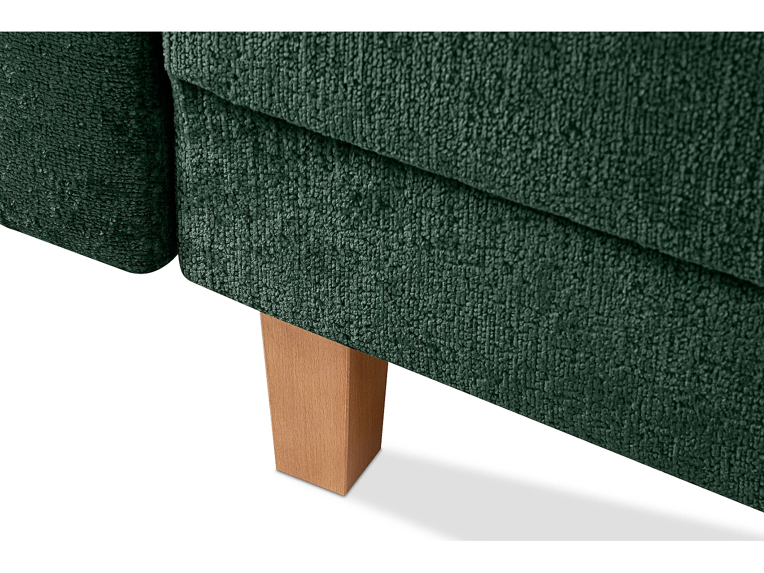 Canapé convertible ERISO - 3 places - Vert