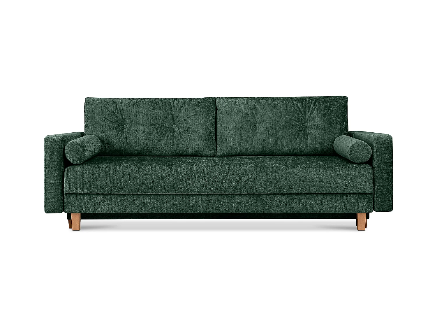 Canapé convertible ERISO - 3 places - Vert