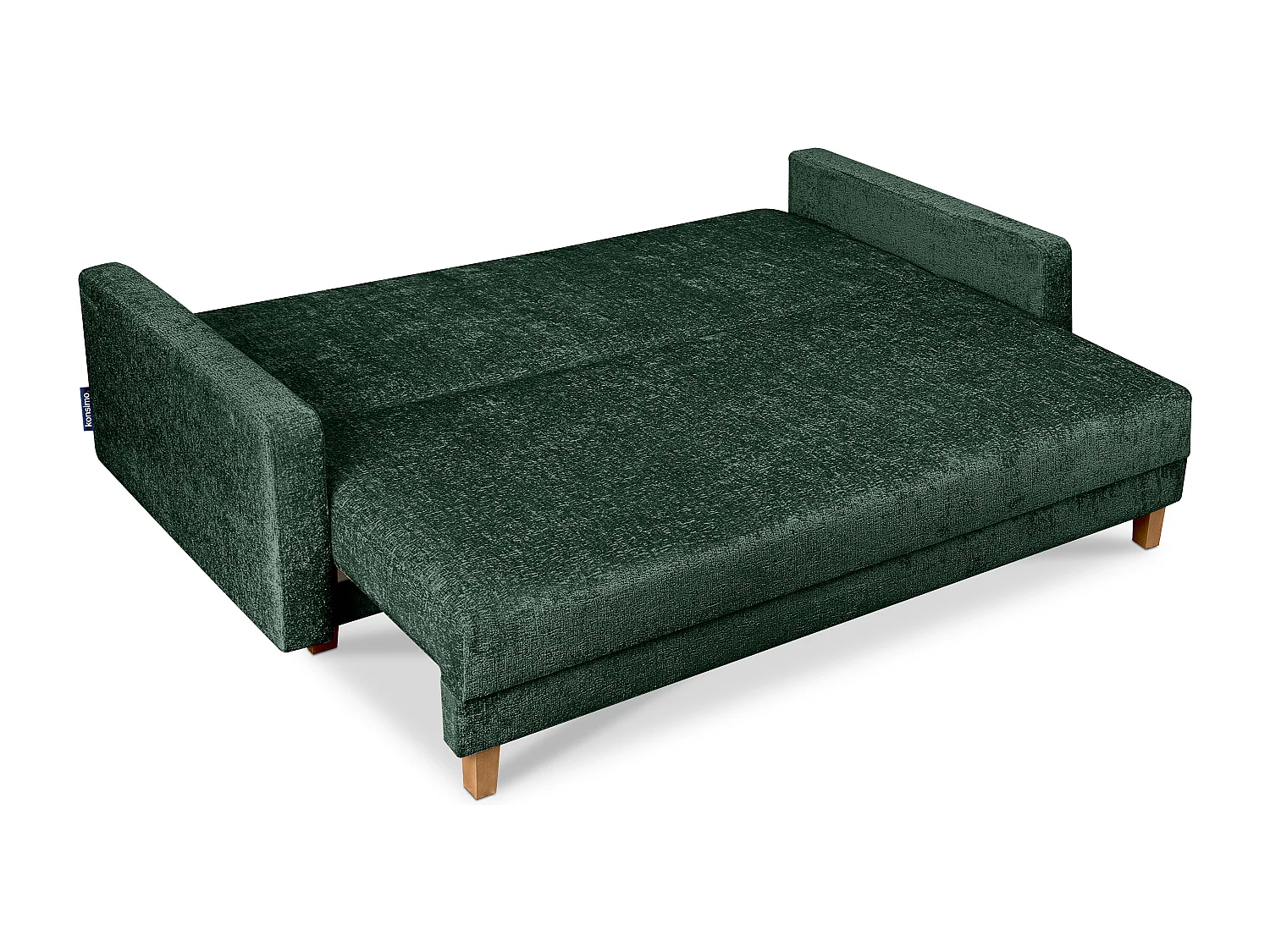 Canapé convertible ERISO - 3 places - Vert