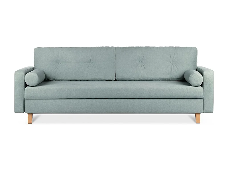 Schlafsofa ERISO - 3-Sitzer - Hellgrün