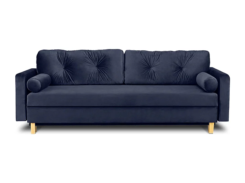 Schlafsofa ERISO - 3-Sitzer - Blau