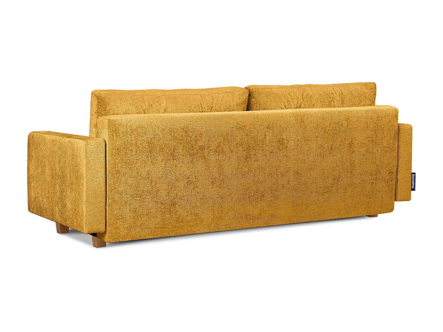 Canapé convertible ERISO - 3 places - Jaune melon