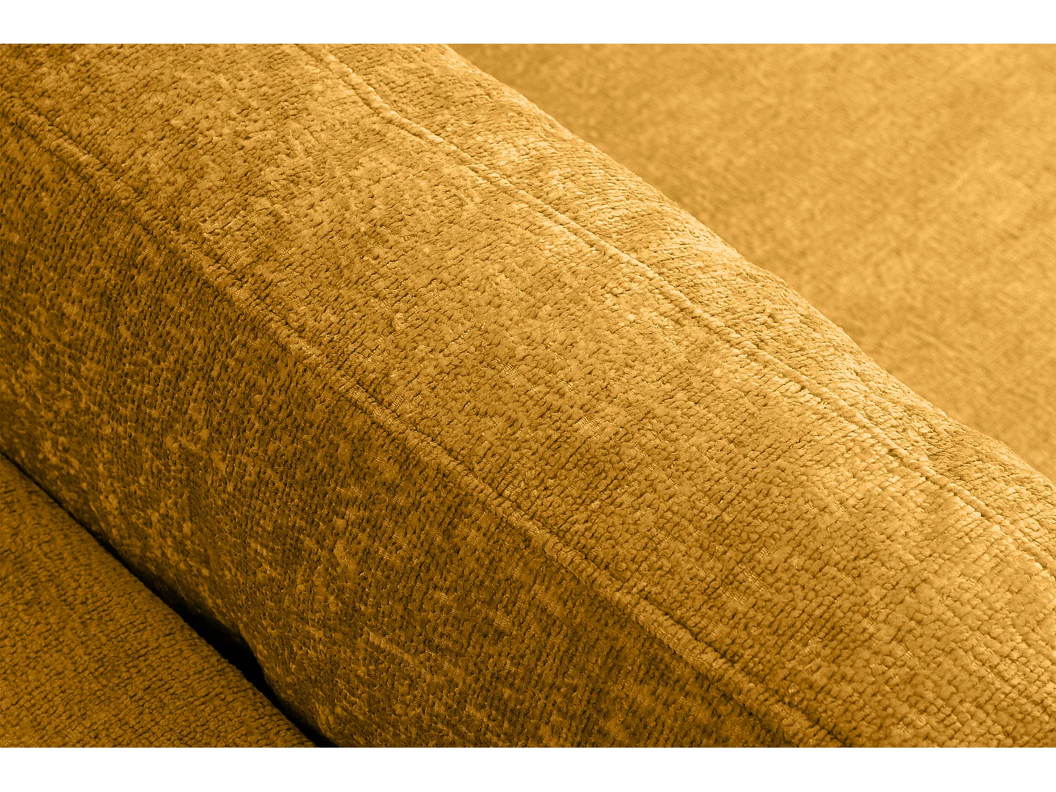 Canapé convertible ERISO - 3 places - Jaune melon