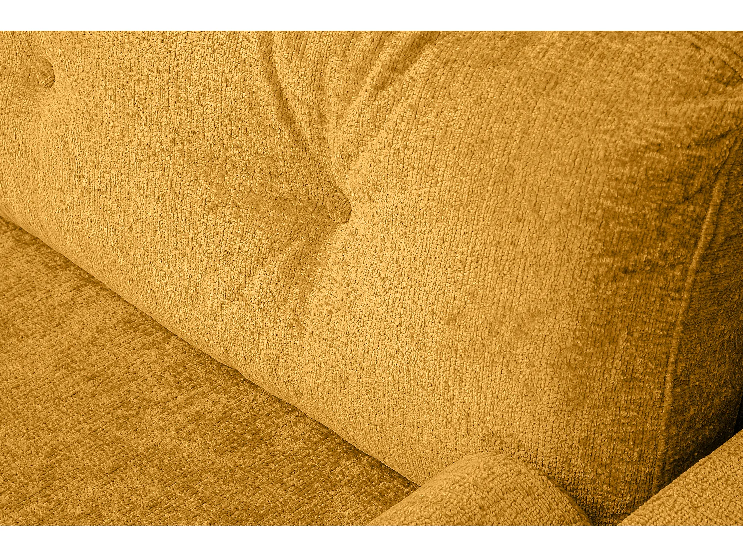 Canapé convertible ERISO - 3 places - Jaune melon