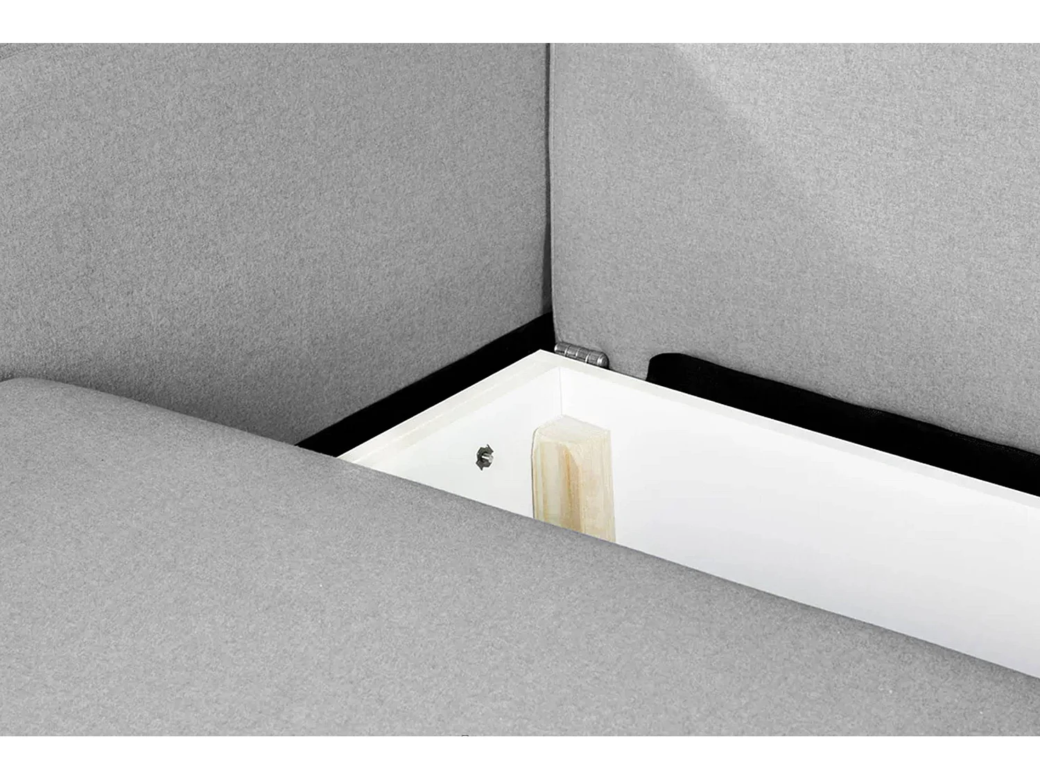 Schlafsofa ERISO - 3-Sitzer - Hellgrau