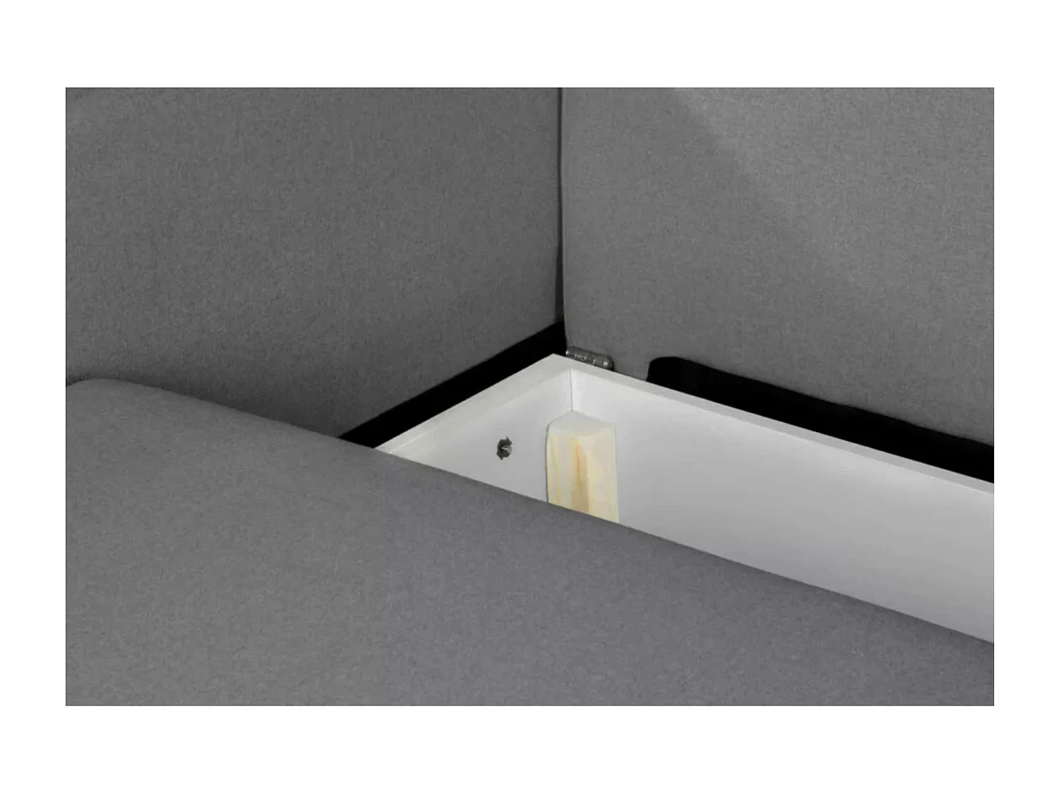 Schlafsofa ERISO - 3-Sitzer - Schiefergrau