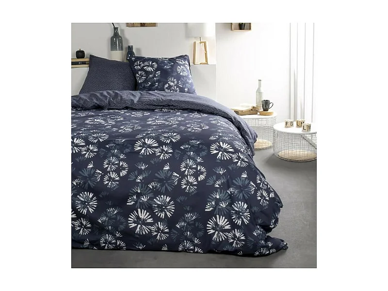 Parure de lit Today - Housse de couette 220x240 + 2 taies d'oreiller 63x63 - 100% coton 57 fils - Sunshine 6.19