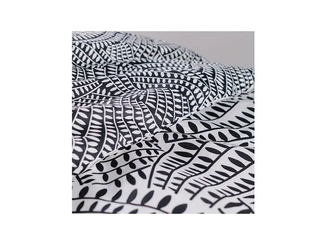 Beddengoedset 260 x 240 cm - Zwart-wit
