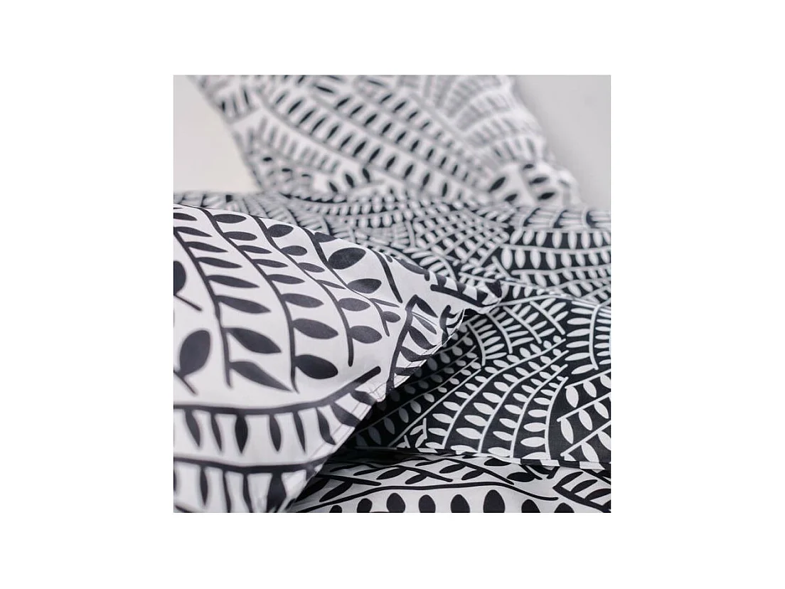 Beddengoedset 260 x 240 cm - Zwart-wit