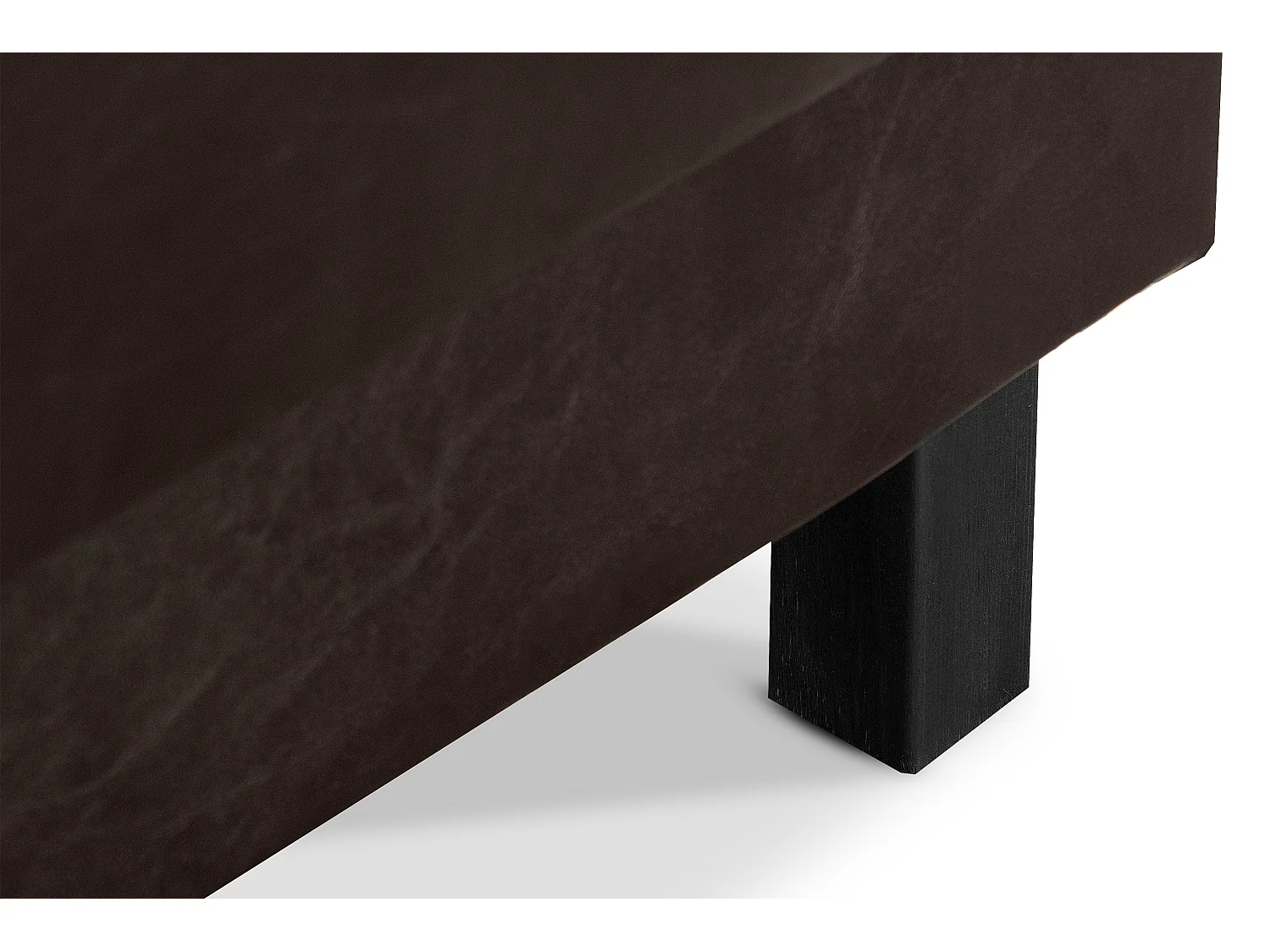 Sitzhocker auf hohen Holzbeinen - Dunkebraun - ESPECTO