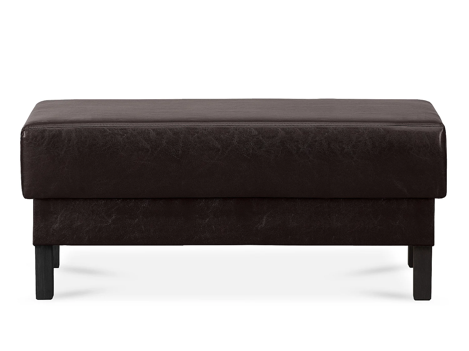 Sitzhocker auf hohen Holzbeinen - Dunkebraun - ESPECTO