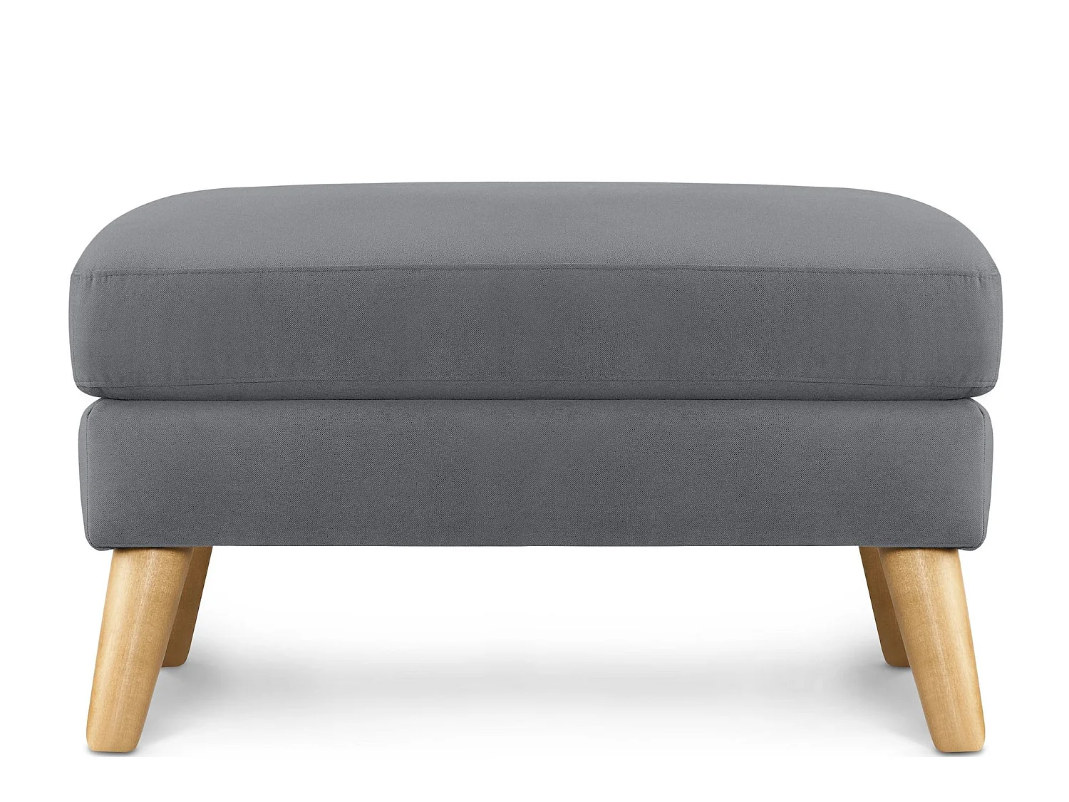 Sitzhocker Pouffe - grau - TAGIO