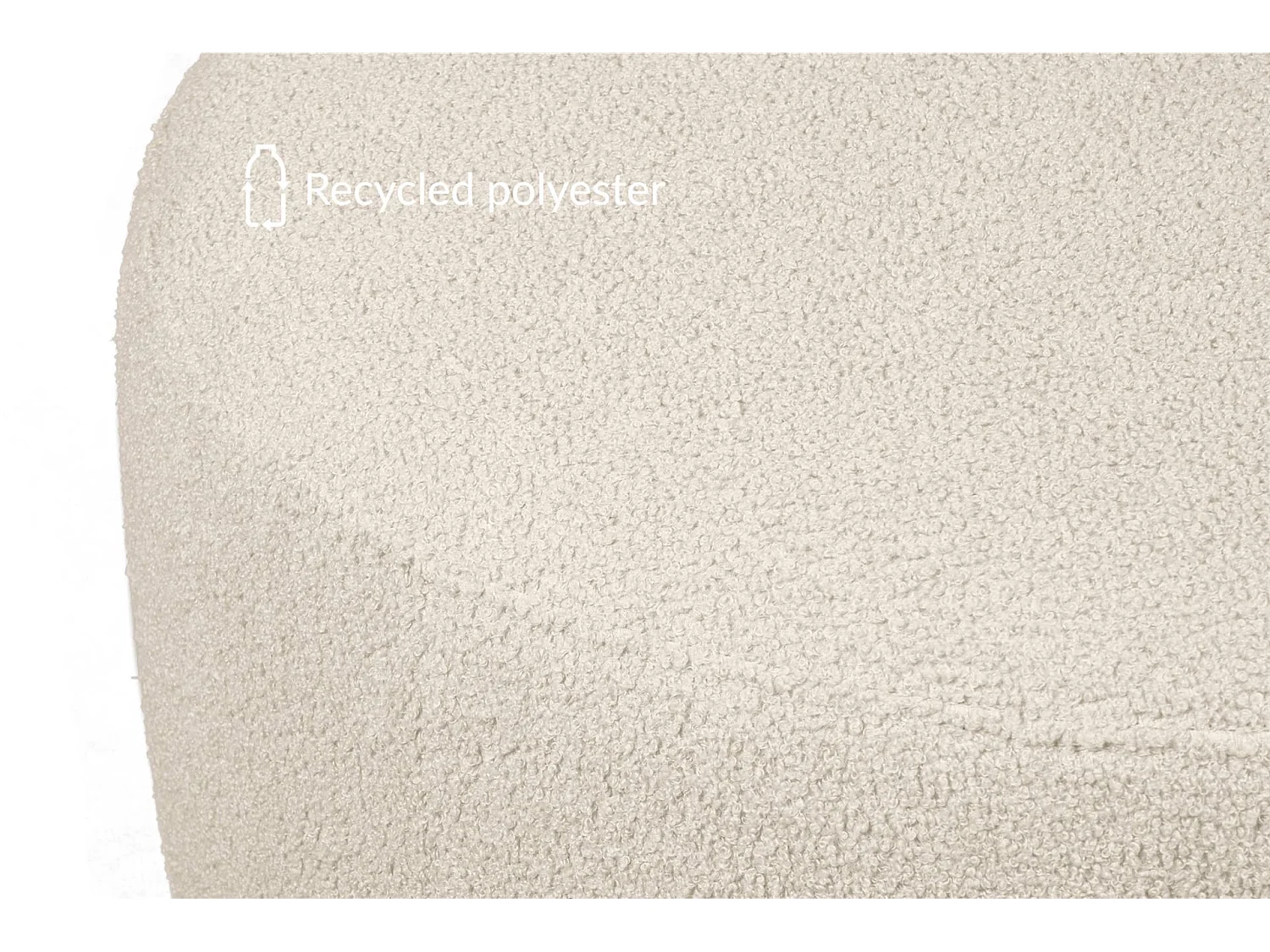 Puff im modernistischen Stil - Creme - RAGGI