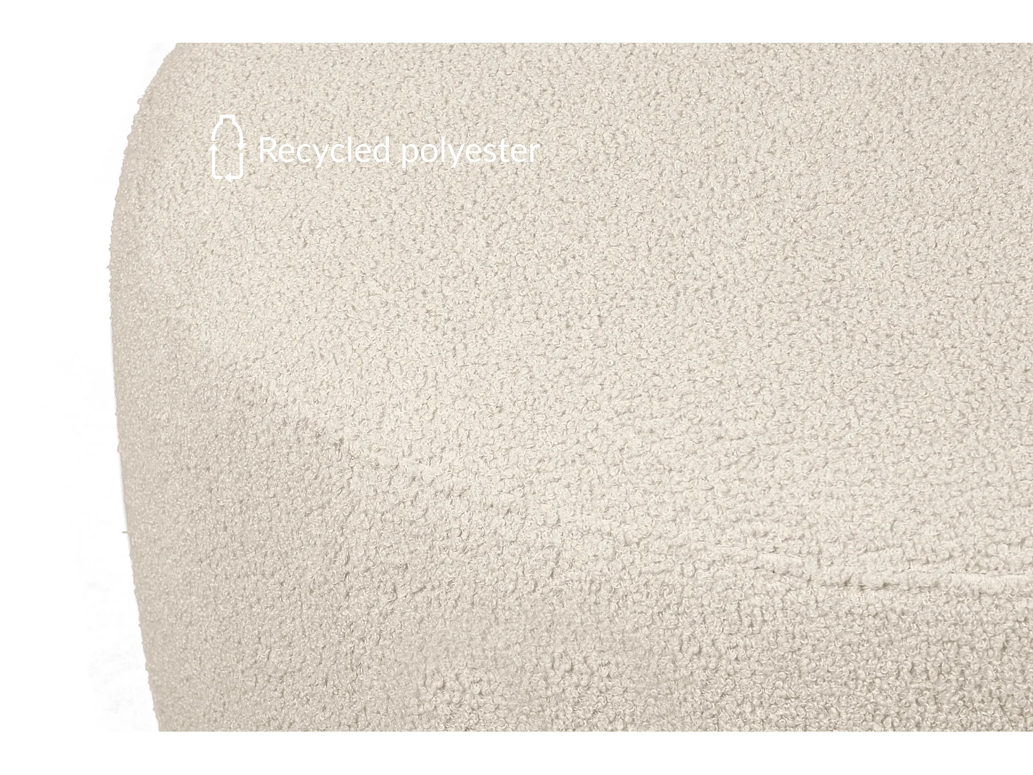 Puff im modernistischen Stil - Creme - RAGGI