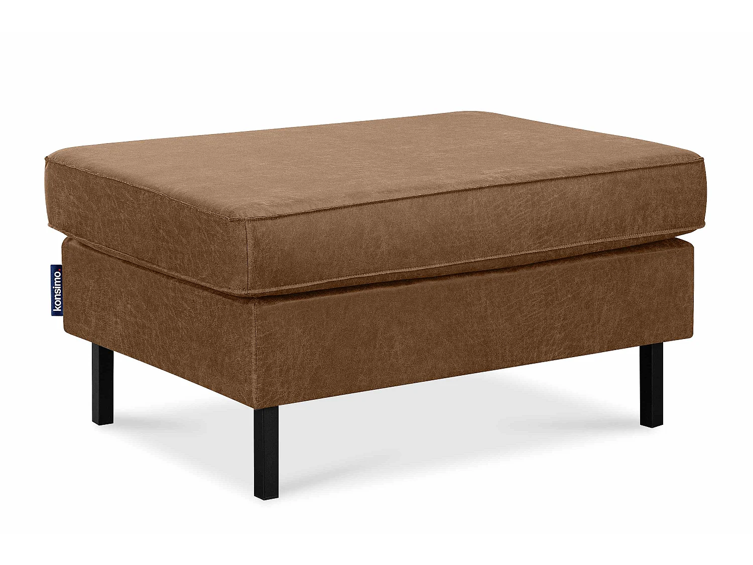 Hockerstuhl auf hohen Metallbeinen - braun - INVIA