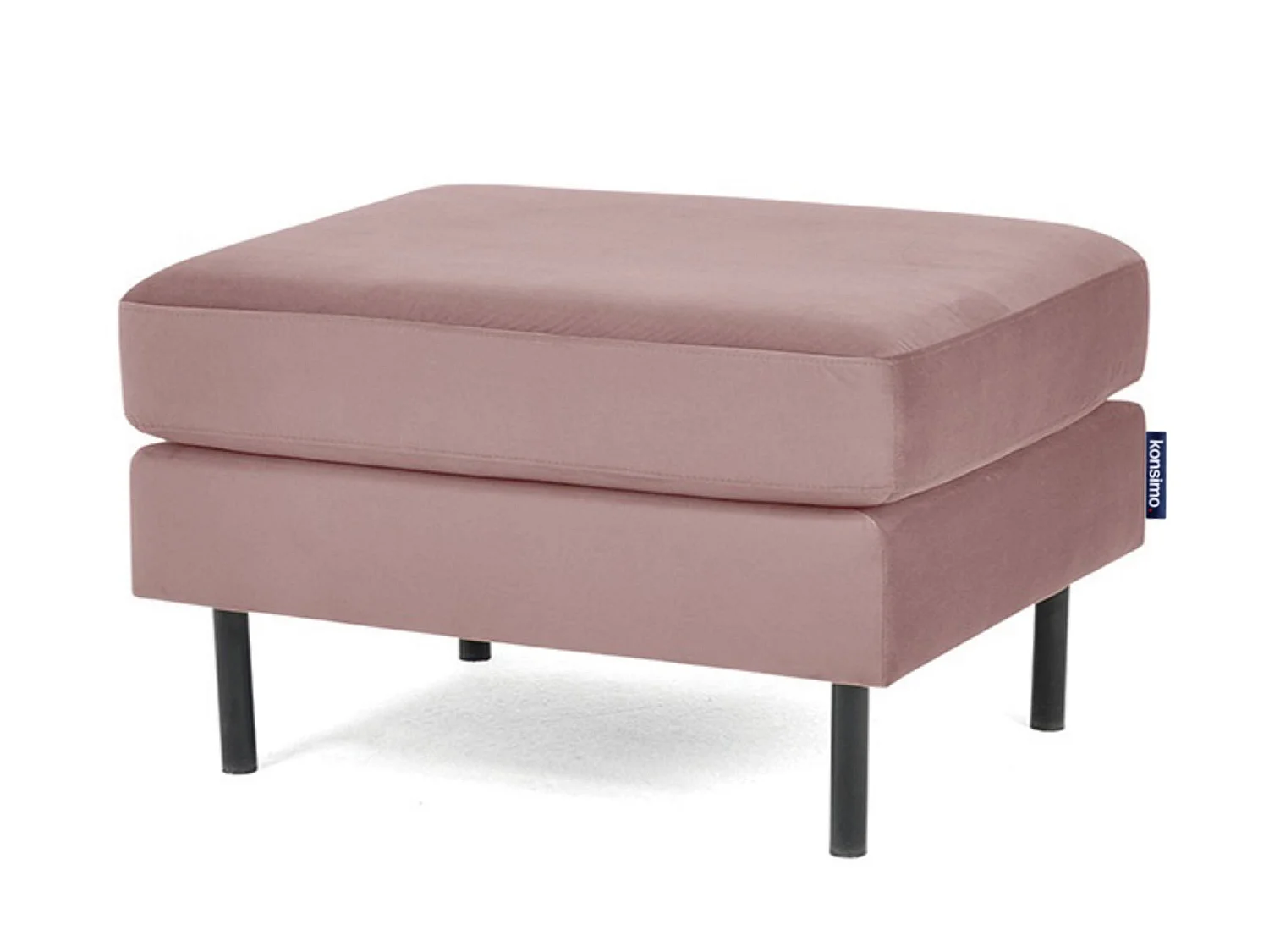 Polsterhocker Puff hohe Beine universelles Design - rosa - TOZZI