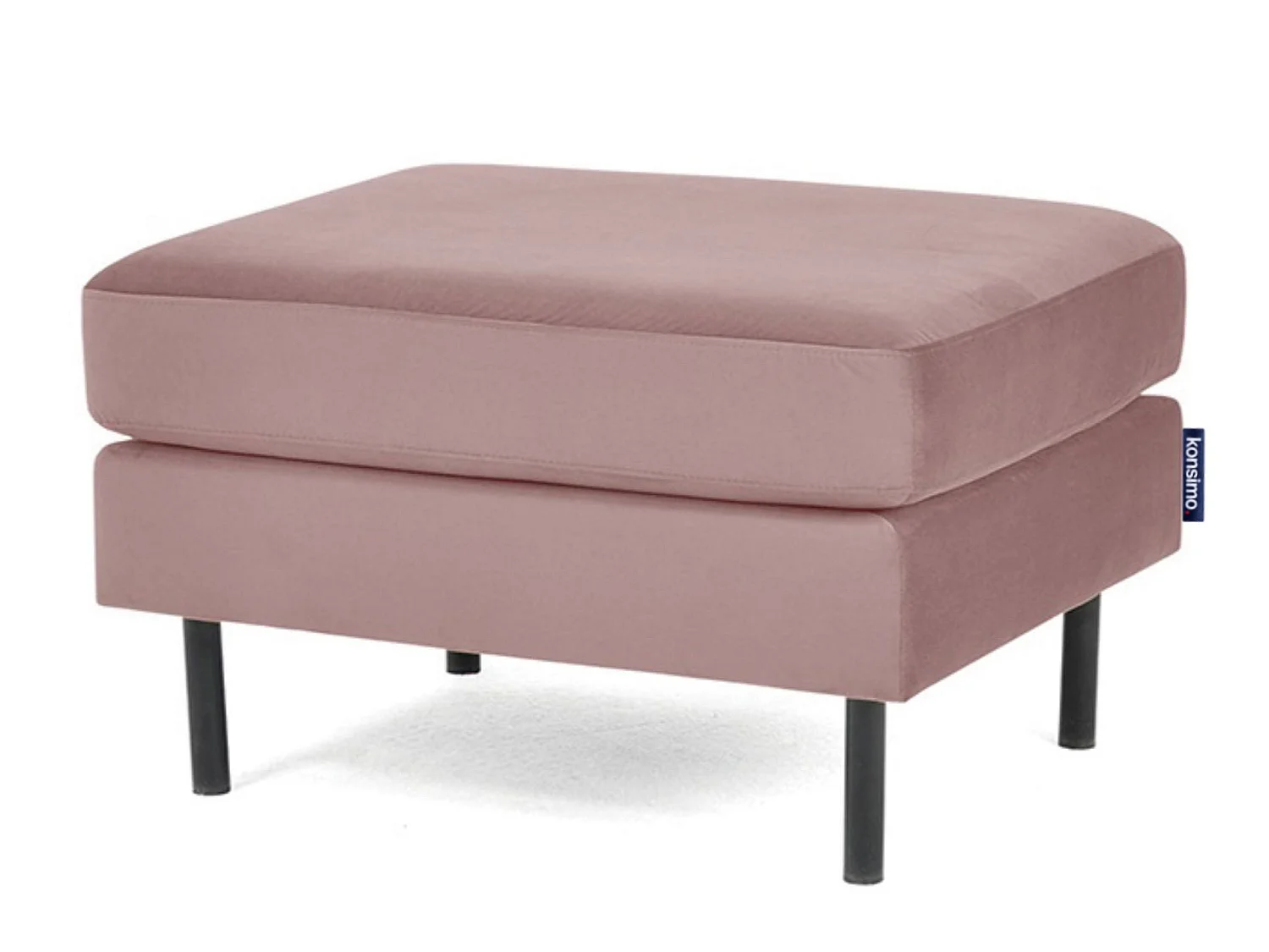 Polsterhocker Puff hohe Beine universelles Design - rosa - TOZZI